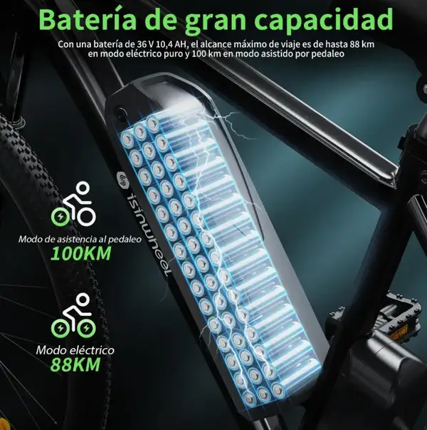 Bicicleta Eléctrica 1000W - Vista 1
