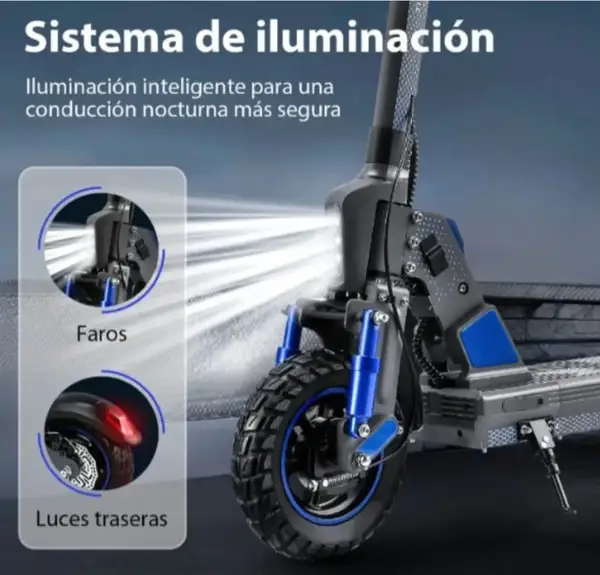 Scooter Azul - Detalles